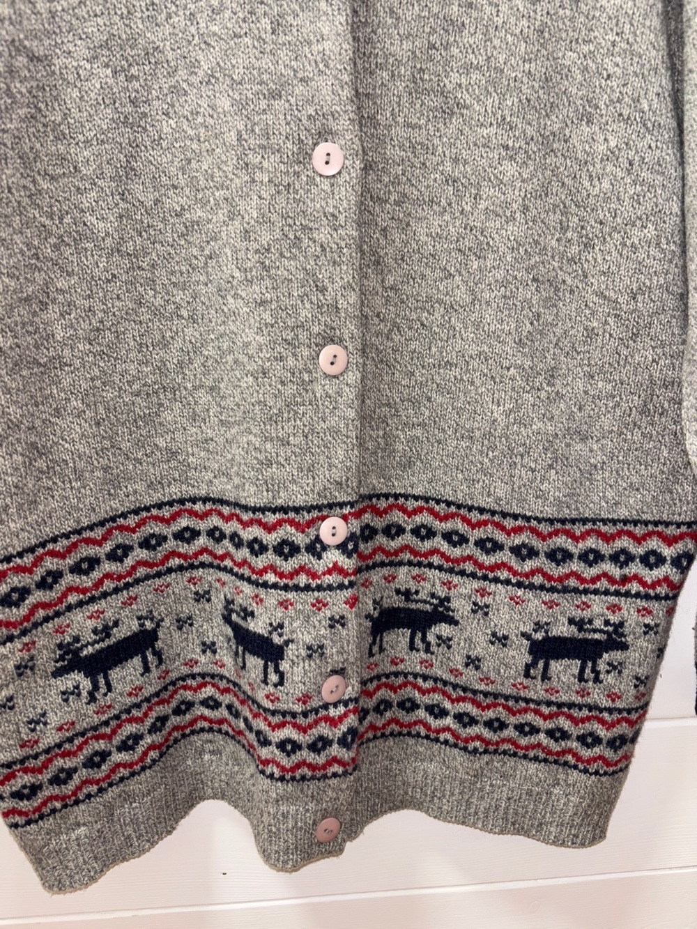 Noren Vintage Nordic Lambswool Cardigan – Women’s L - Picture 3 of 12
